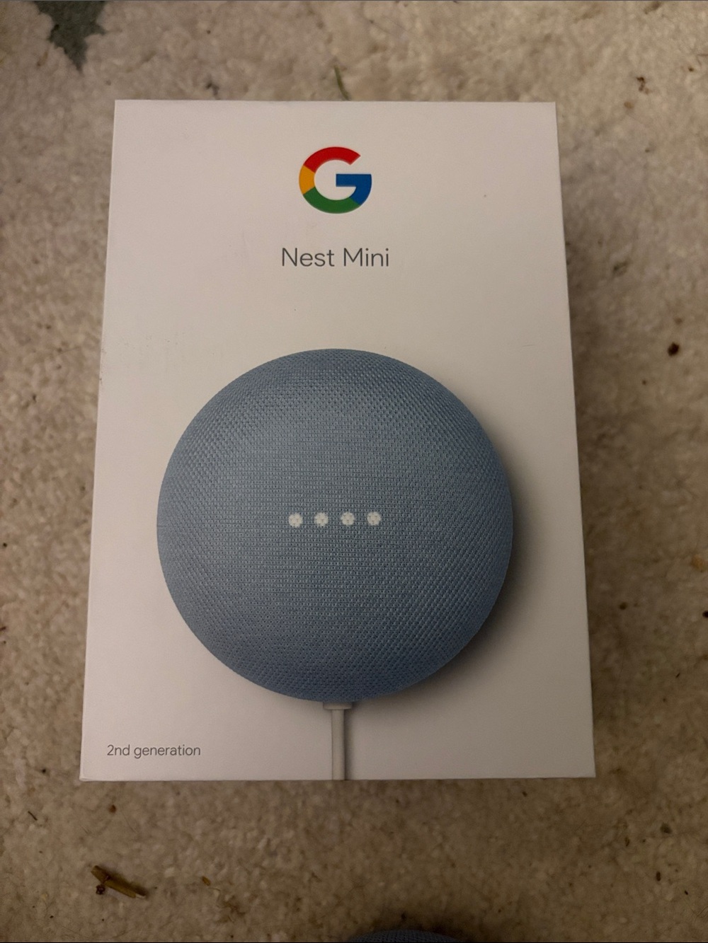 google Nest Mini smart speaker - blue